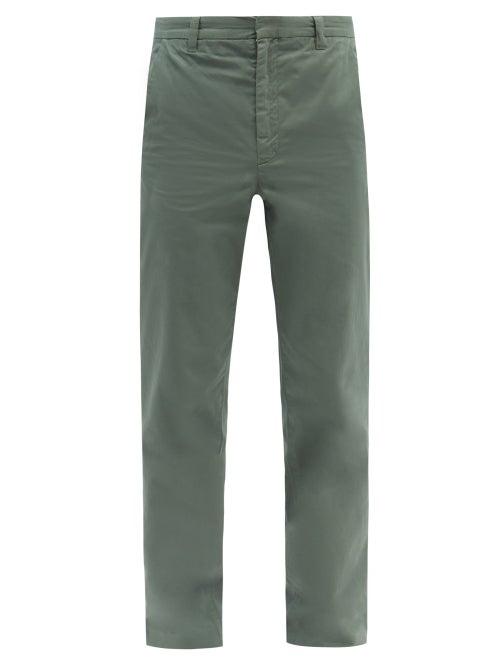 Mens Rtw A.p.c. - Massimo Cotton-twill Chino Trousers - Mens - Khaki