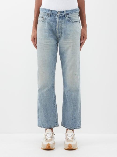 Chimala - Selvedge Straight-leg Jeans - Womens - Light Blue