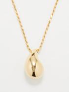 Bottega Veneta - Dome 18kt Gold-plated Sterling Silver Necklace - Womens - Gold