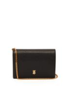 Matchesfashion.com Burberry - Jessie Mini Grained Leather Cross Body Bag - Womens - Black