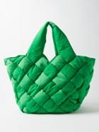 Bottega Veneta - Cassette Large Intrecciato-nylon Tote Bag - Mens - Green