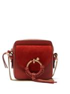 Matchesfashion.com See By Chlo - Joan Mini Leather And Suede Panel Cross Body Bag - Womens - Red