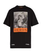 Matchesfashion.com Heron Preston - Heron Print T Shirt - Mens - Black