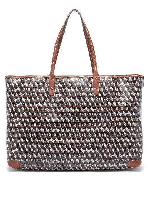 Matchesfashion.com Anya Hindmarch - I Am A Plastic Bag Canvas Tote - Womens - Tan Multi