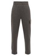 Matchesfashion.com Tibi - Drawstring Cuff Trousers - Womens - Grey