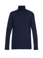 Matchesfashion.com Barena Venezia - Locky Roll Neck Cotton Sweater - Mens - Navy