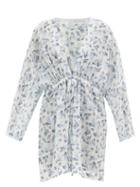 Max Mara Beachwear - Baco Dress - Womens - White Navy
