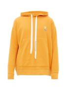 Matchesfashion.com Maison Kitsun - Oversized Cotton Blend Hooded Sweatshirt - Mens - Orange