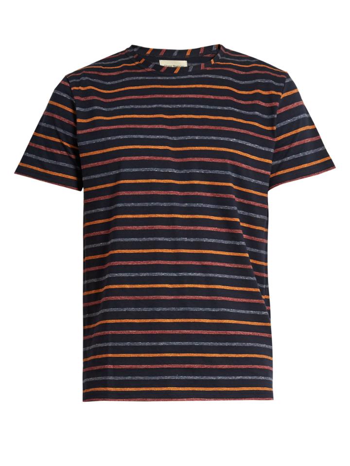 Oliver Spencer Breton-striped Cotton T-shirt