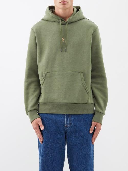 Polo Ralph Lauren - Logo-embroidered Jersey Hoodie - Mens - Khaki