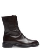 The Row Fara Lace-up Leather Boots