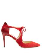 Jimmy Choo Vanessa 85mm Cut-out Suede Pumps