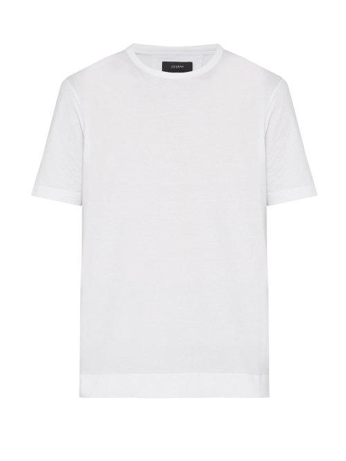 Matchesfashion.com Joseph - Crew Neck Cotton Jersey T Shirt - Mens - White