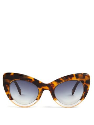 Matchesfashion.com Sartorialeyes - Cat Eye Tortoiseshell Sunglasses - Womens - Tortoiseshell