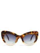 Matchesfashion.com Sartorialeyes - Cat Eye Tortoiseshell Sunglasses - Womens - Tortoiseshell