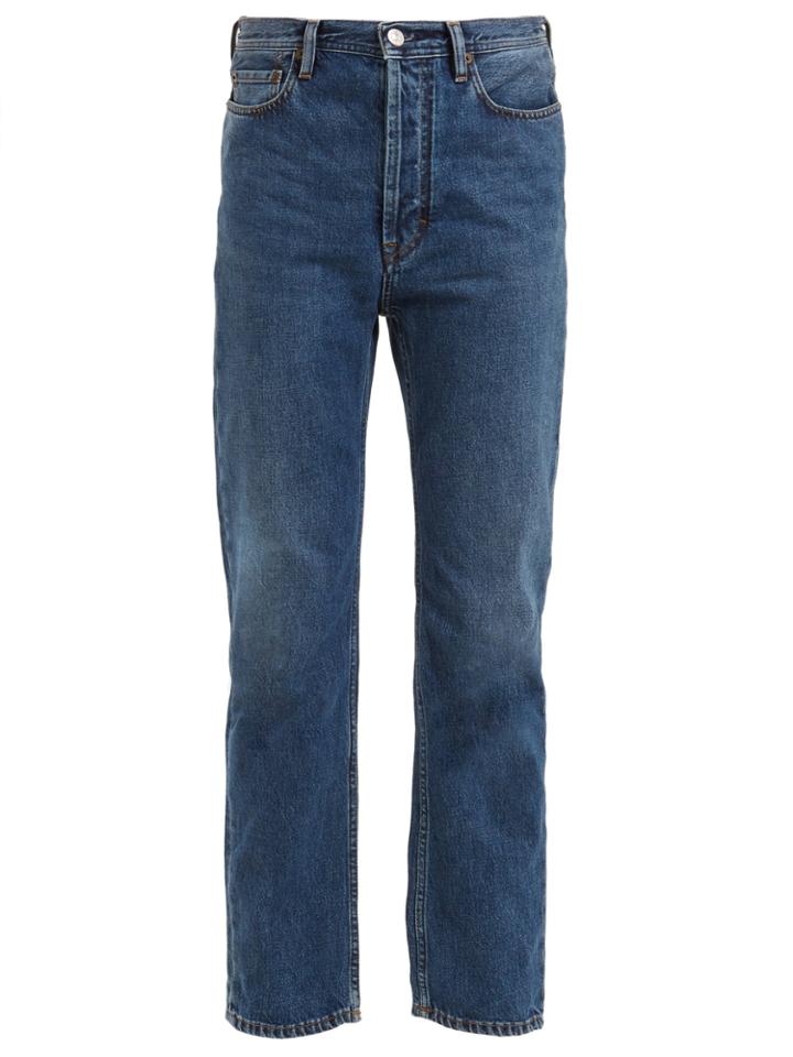 Acne Studios Bl Konst Log Low-rise Kick-flare Jeans