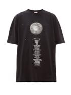 Matchesfashion.com Vetements - Mercury Oversized Cotton Jersey T Shirt - Womens - Black Multi