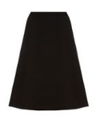 Oscar De La Renta A-line Brushed-wool Midi Skirt