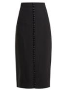 Matchesfashion.com Goat - Heda Crepe Pencil Skirt - Womens - Black