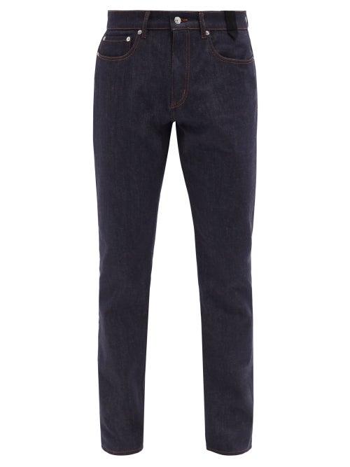 Erdem - Oliver Slim-leg Jeans - Mens - Dark Blue