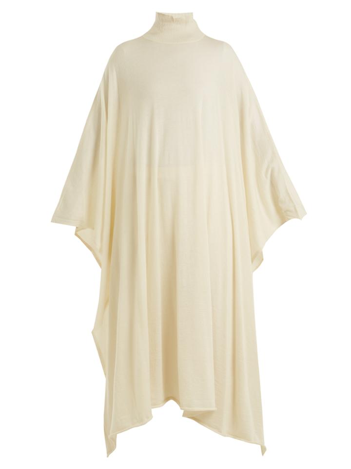 Ryan Roche High-neck Cashmere Kaftan