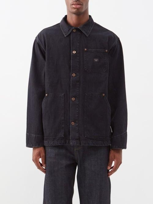 Nudie Jeans - Carson Patch-pocket Denim Overshirt - Mens - Black