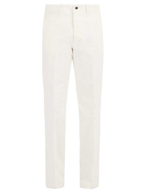 Matchesfashion.com The Gigi - Straight Leg Cotton Blend Jeans - Mens - White
