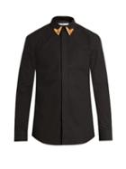 Givenchy Tipped-collar Cotton Shirt