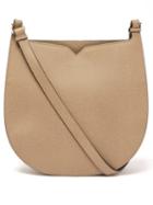 Matchesfashion.com Valextra - Hobo Weekend Grained Leather Shoulder Bag - Womens - Beige