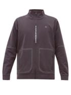 Matchesfashion.com Calvin Klein Performance - Logo Print Stretch Twill Track Jacket - Mens - Grey