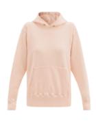 Ladies Rtw Les Tien - Brushed-back Cotton Hooded Sweatshirt - Womens - Light Pink