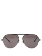 Bottega Eyewear - Aviator Metal Sunglasses - Mens - Black Multi