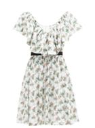 Matchesfashion.com Emilia Wickstead - Juniper Floral-print Cotton-voile Dress - Womens - White Multi
