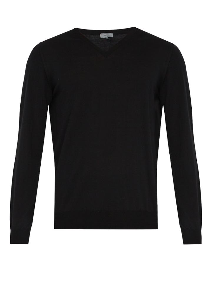 Lanvin V-neck Wool Sweater