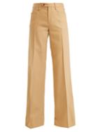 Chloé Mid-rise Tailored Wool-blend Trousers