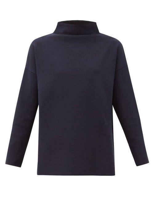 Matchesfashion.com Max Mara Studio - Ardenza Sweater - Womens - Navy