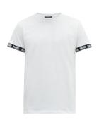 Matchesfashion.com Balmain - Logo Jacquard Cotton T Shirt - Mens - White