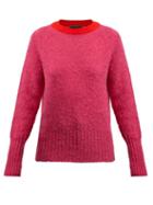 Matchesfashion.com La Fetiche - Viva Brushed Wool Sweater - Womens - Pink
