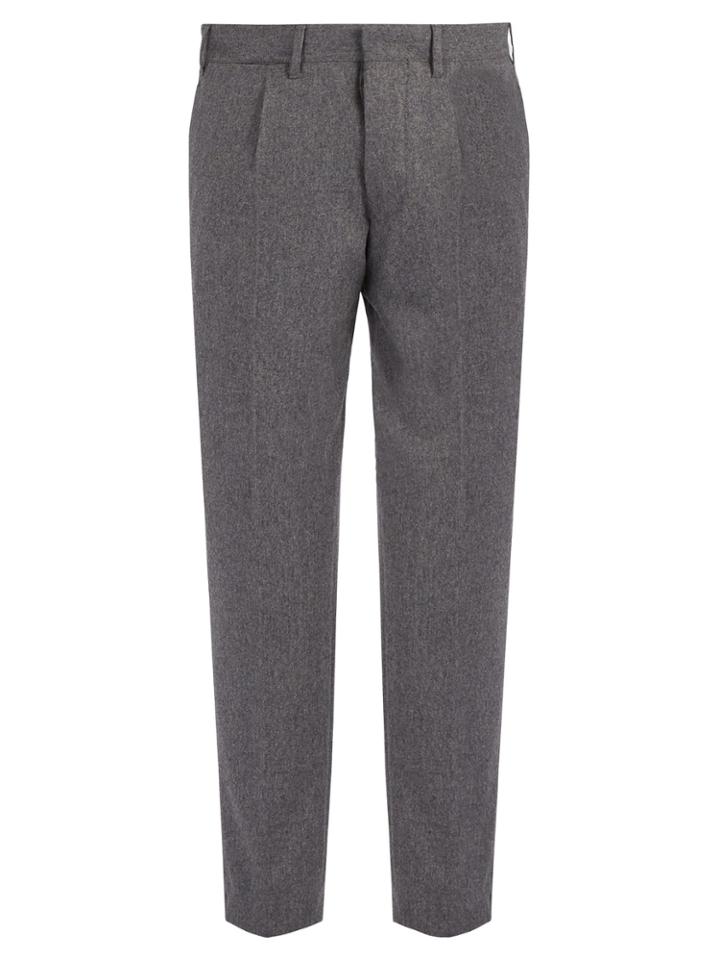 The Gigi Wool-blend Flannel Trousers
