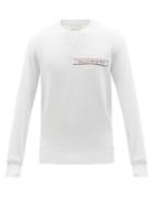 Alexander Mcqueen - Logo-tape Loopback Cotton-jersey Sweatshirt - Mens - White