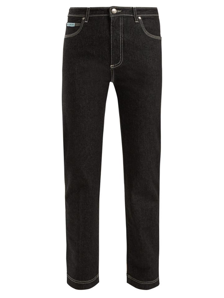 Alexachung Contrast-stitch Straight-leg Jeans