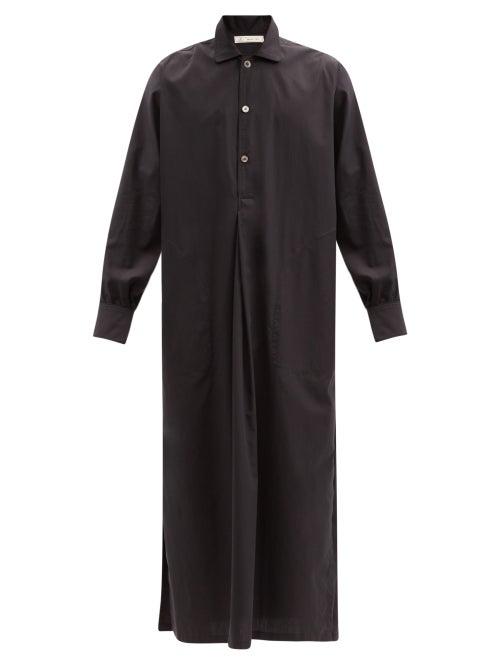 Matchesfashion.com Umit Benan B+ - Julian Cotton-blend Kaftan - Mens - Black