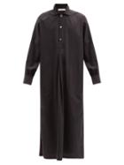 Matchesfashion.com Umit Benan B+ - Julian Cotton-blend Kaftan - Mens - Black