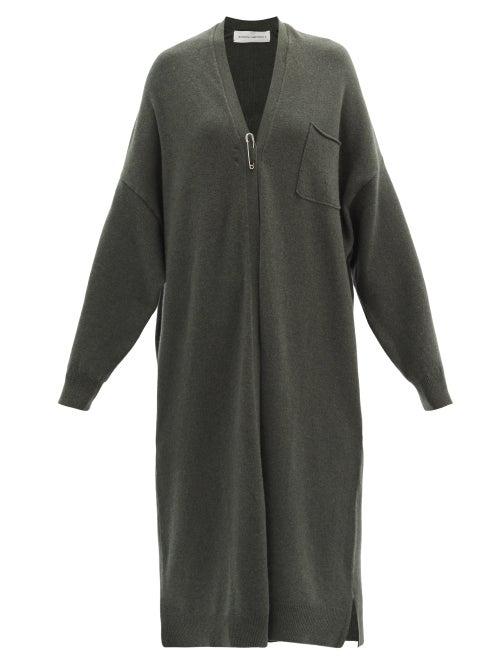 Matchesfashion.com Extreme Cashmere - No. 61 Koto Stretch-cashmere Cardigan - Womens - Khaki