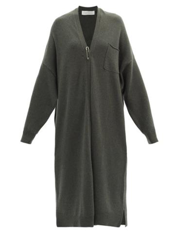 Matchesfashion.com Extreme Cashmere - No. 61 Koto Stretch-cashmere Cardigan - Womens - Khaki