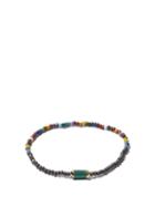 Luis Morais - Malachite, Hematite & 14kt Gold Beaded Bracelet - Mens - Multi