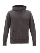 Matchesfashion.com Ksubi - Seeing Lines Cotton Hooded Sweatshirt - Mens - Black