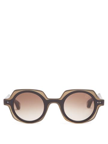 Blake Kuwahara Kahn Round-frame Acetate Sunglasses