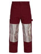 Junya Watanabe Reflective-panel Cotton-blend Work Trousers