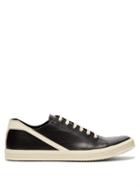 Matchesfashion.com Rick Owens - Geothrasher Low Top Leather Trainers - Mens - Black White